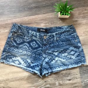 Rewash size 7 jean shorts-cute pattern
